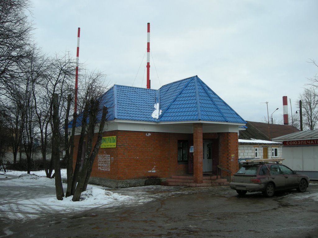 Local supermarket in Ruza