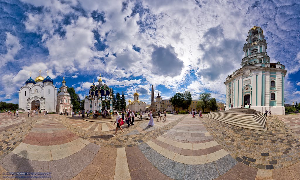 Trinity Lavra of St. Sergius. Сathedral Square / Троице-Сергиева лавра. Соборная Площадь