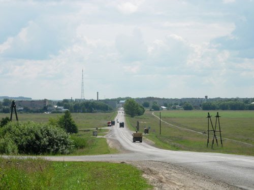 Въезд в Серебряные пруды