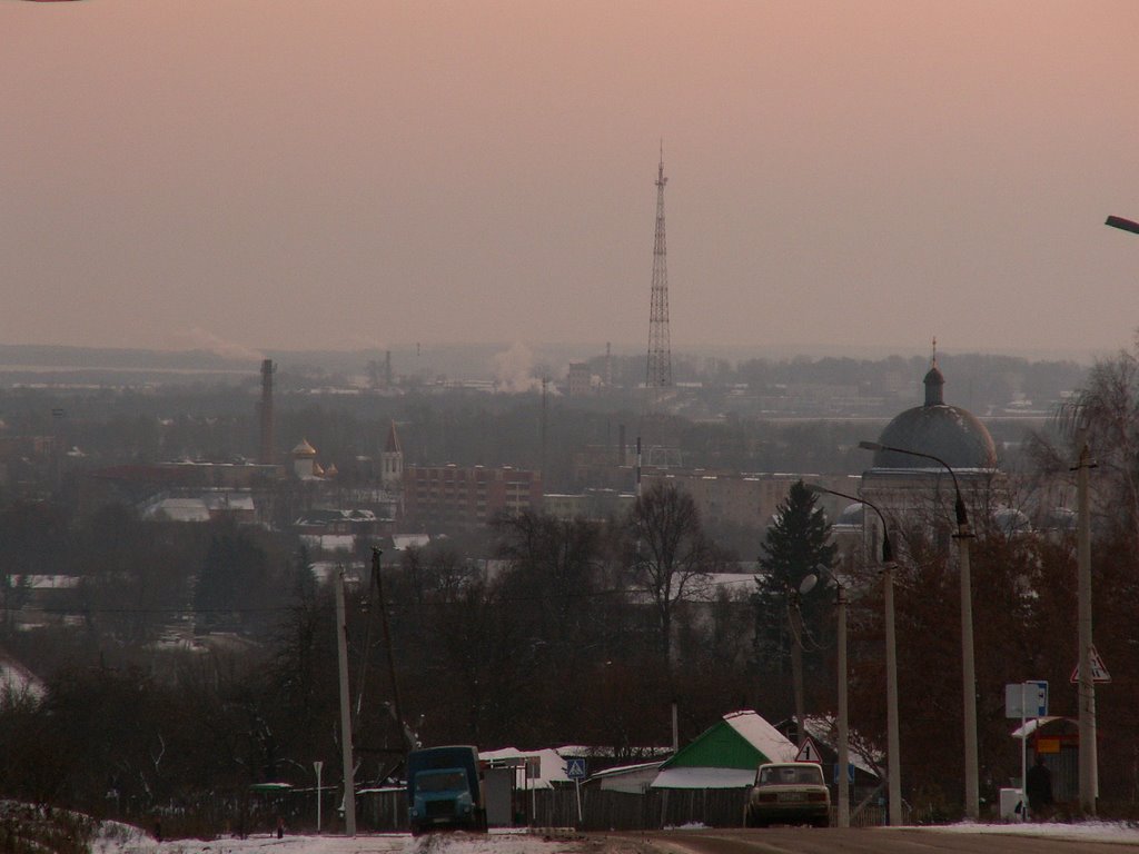 Вид на поселок от лесничества