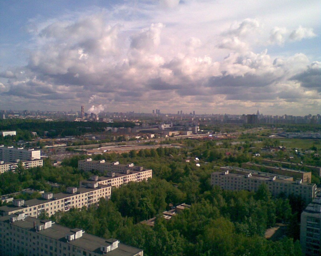 Солнцево вид на Москву