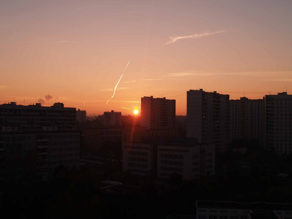 Вид из окна на восток