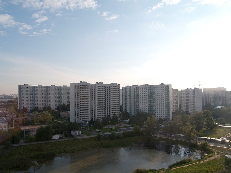 Вид из окна на запад
