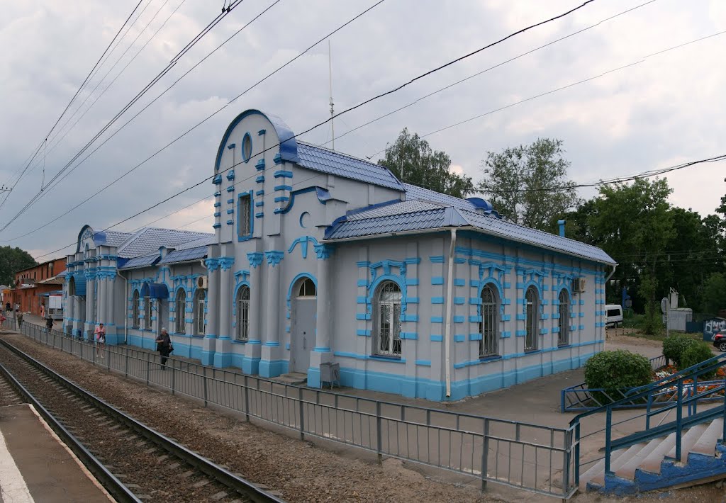 Здание вокзала на ст. Софрино, арх. А.В.Щусев, 1910 г.