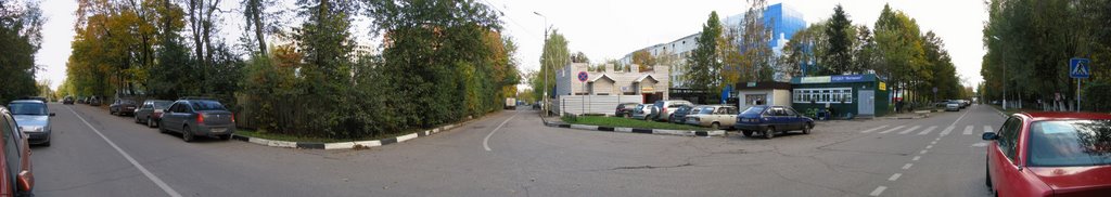 Угол Мичурина и больничного переулка 3 октября 2009