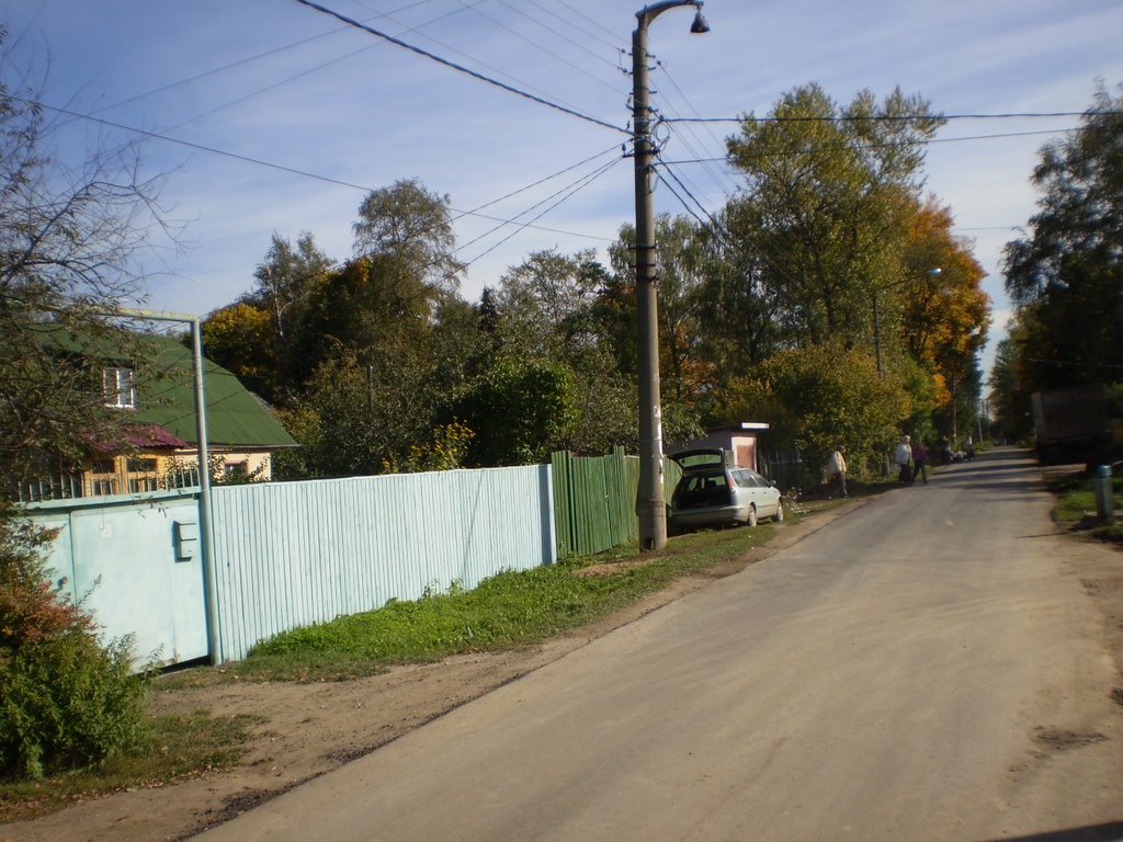 Skhodnya. Ovrazhnaya street.