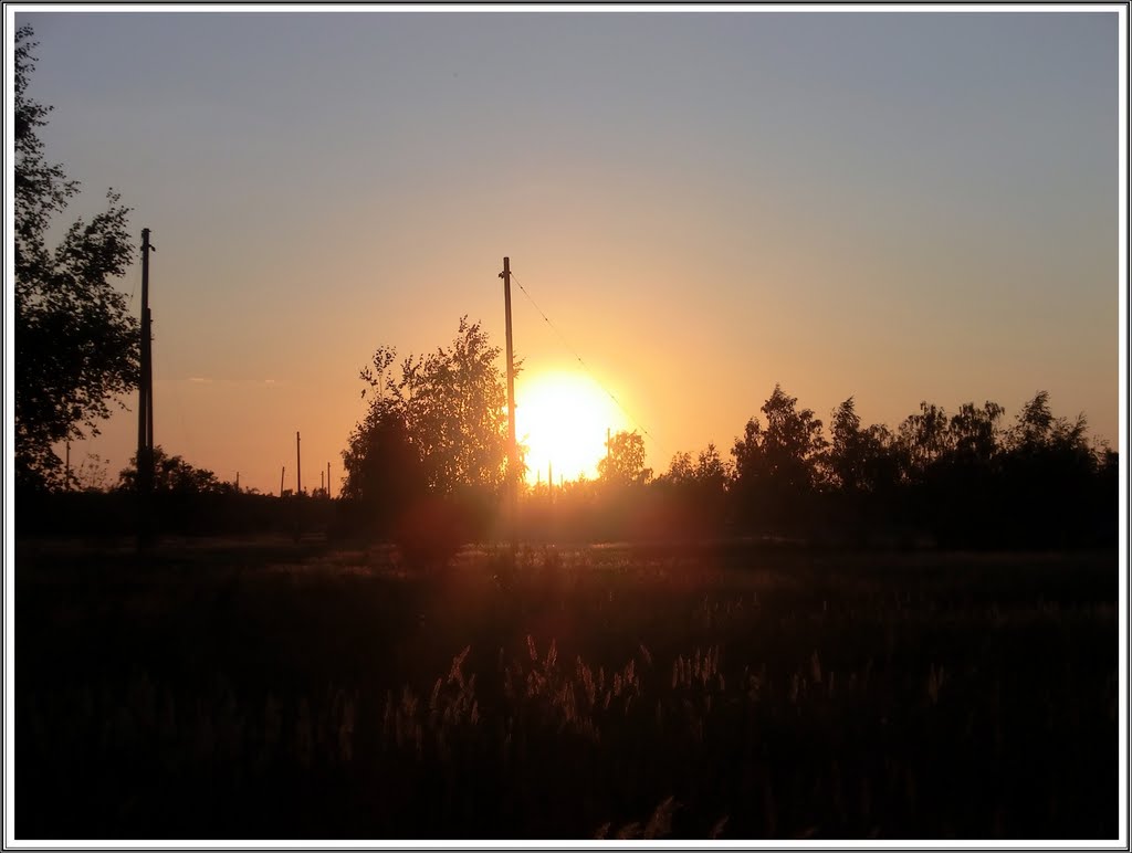 Sun down.