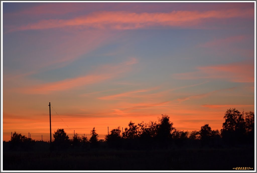 Sky after sunset