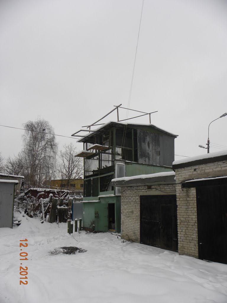 голубятня зимой