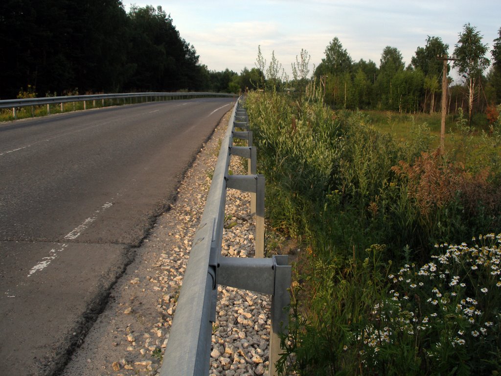 Дорога на Черусти. Вечер. Road to Czeroosti. Evening.