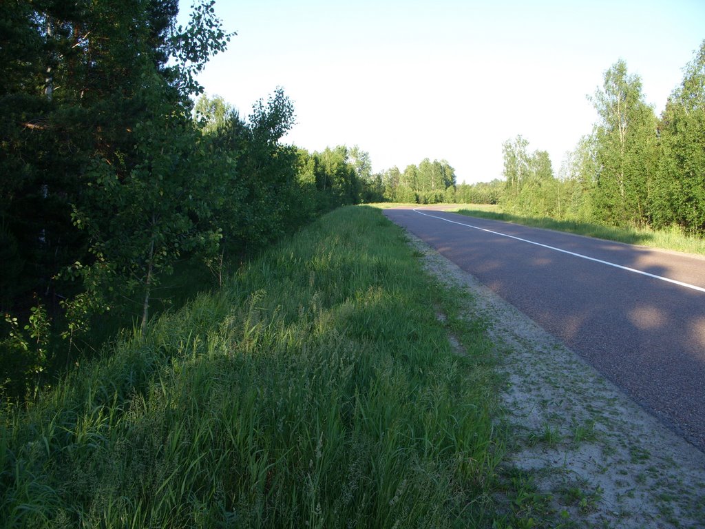Дорога на Черусти. The road eastward, to Cheroosti