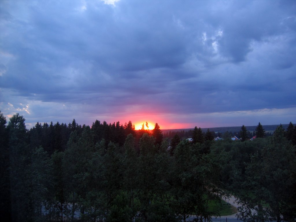 Закат в Трутеево