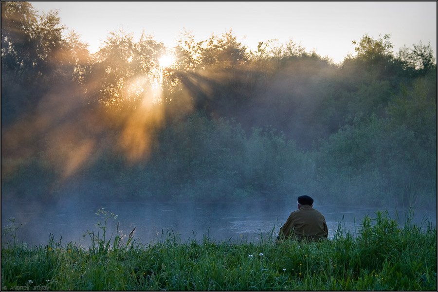 Рыбалка на рассвете - Fishing at sunrise
