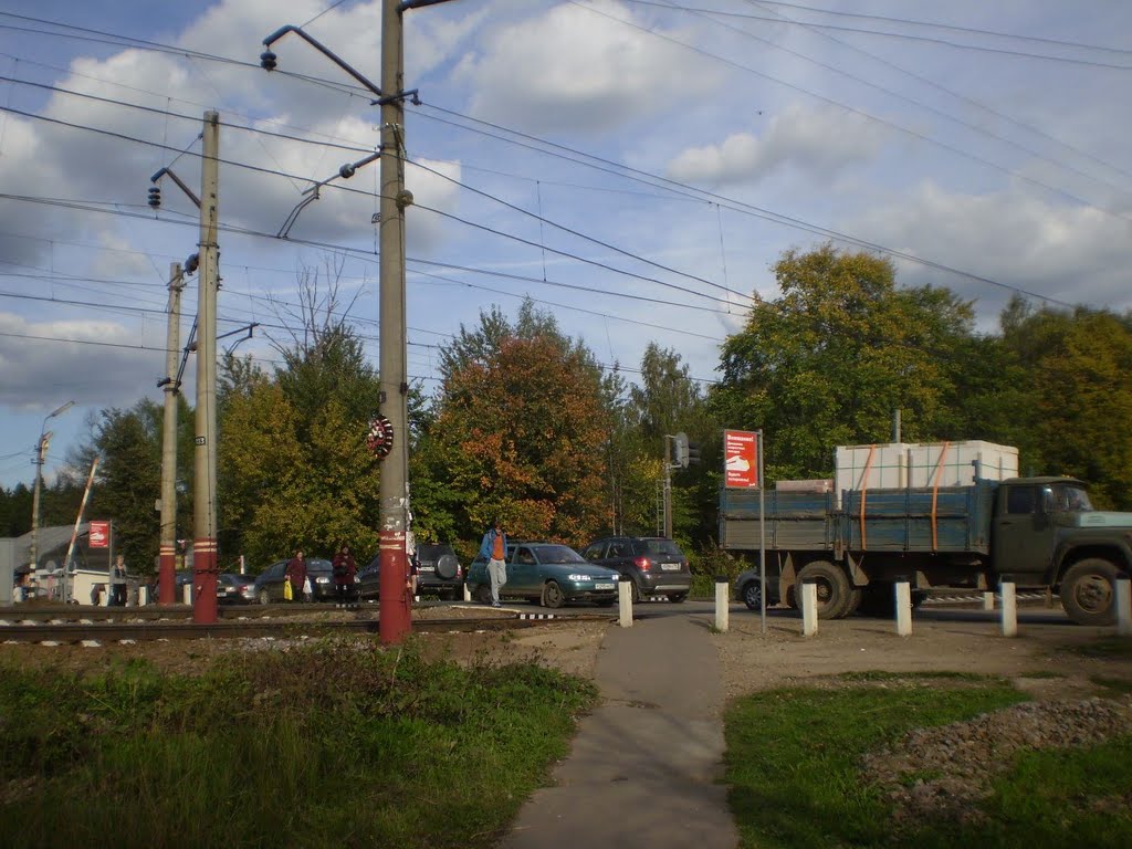Железнодорожный переезд в Фирсановке