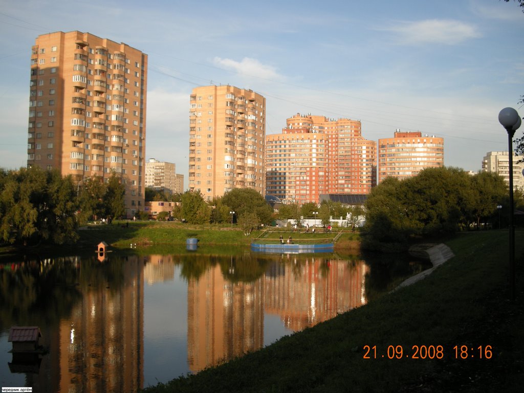 пруд в Химках