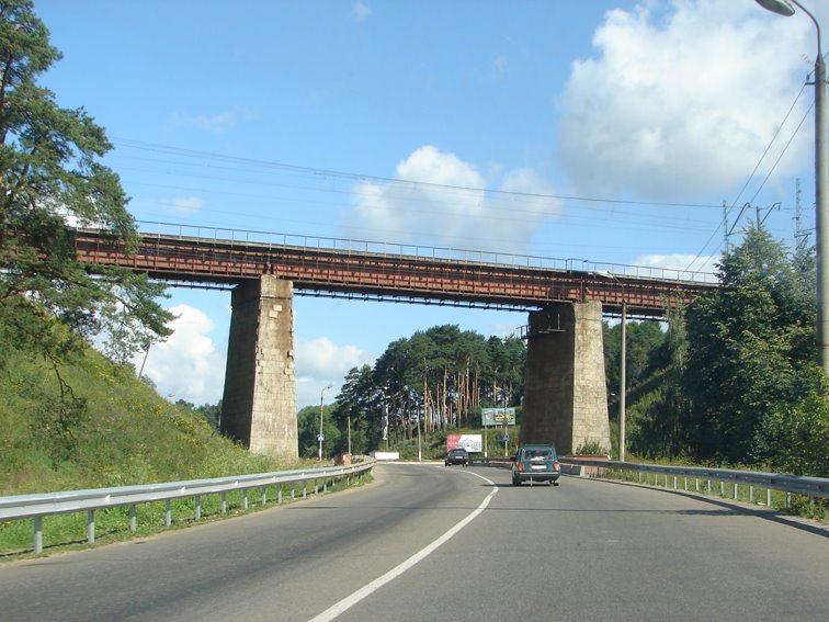 Railway bridge on the route Moscow-Yaroslavl