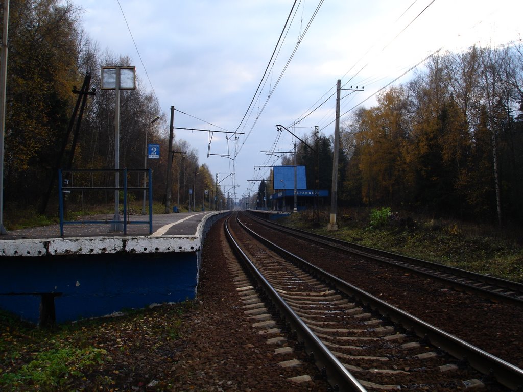 Платформа Абрамцево. Вид на Москву / Abramtsevo. View to Moscow