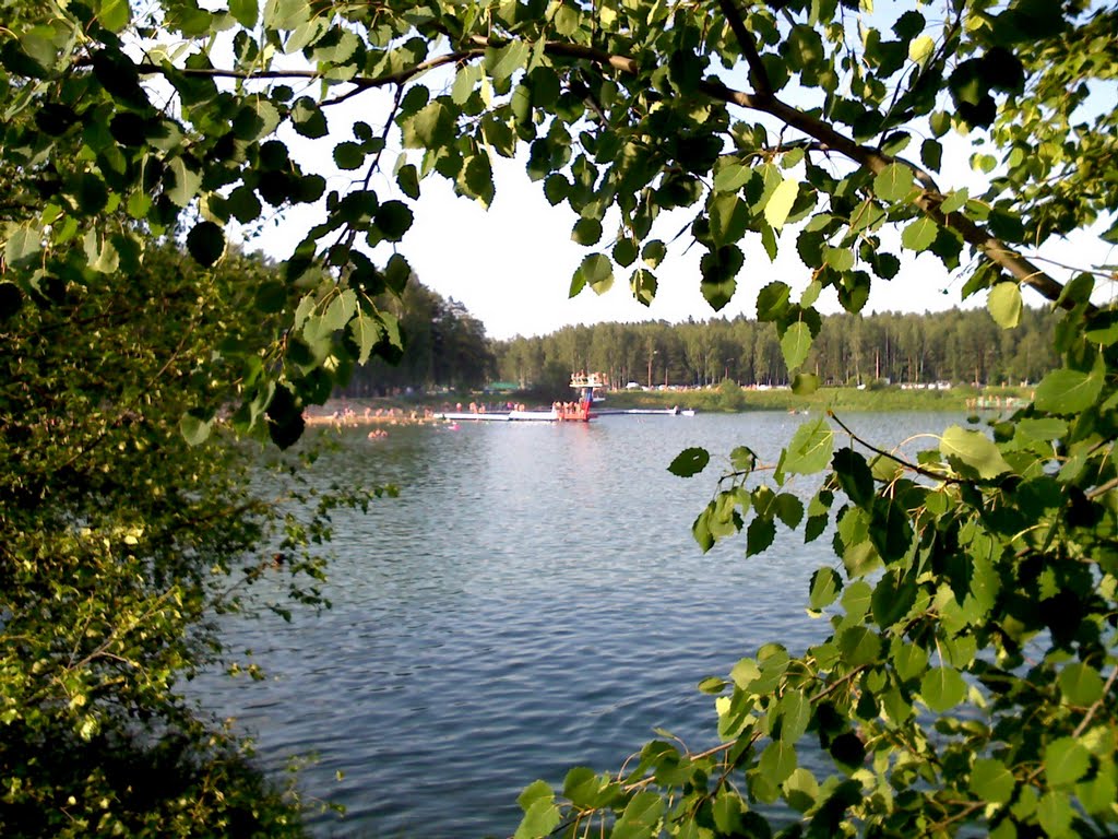 Черноголовка, оз. Южное 27 июня 2010, 33 °C