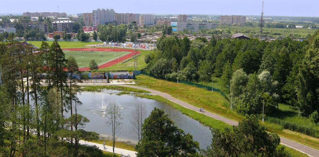 Парк сверху