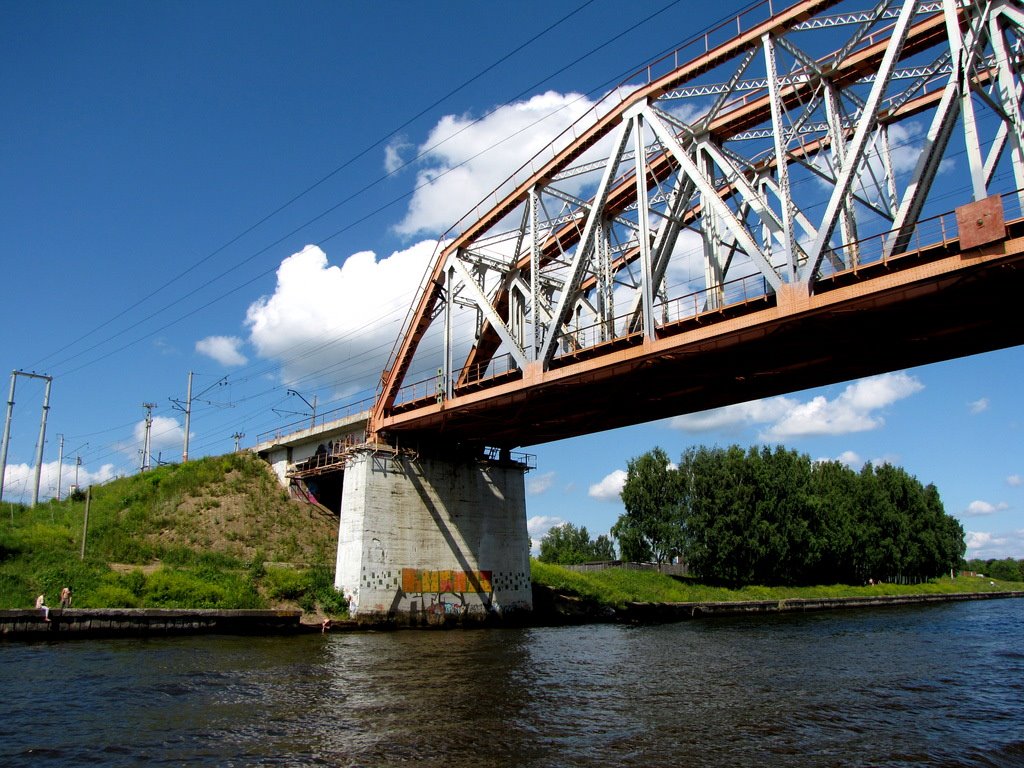 Canale Moskwa - Volga/Railroad bridge 11.07.2009