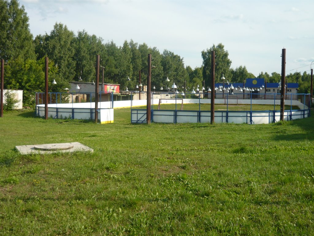 Зимой каток, летом спортплощадка