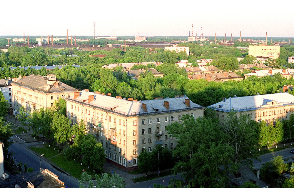 Электросталь в лучах заката