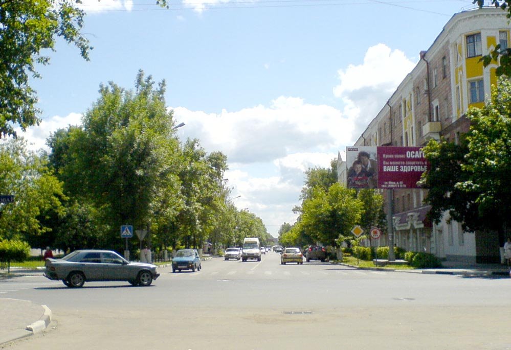 перекрёсток ул.Мира и Корешкова