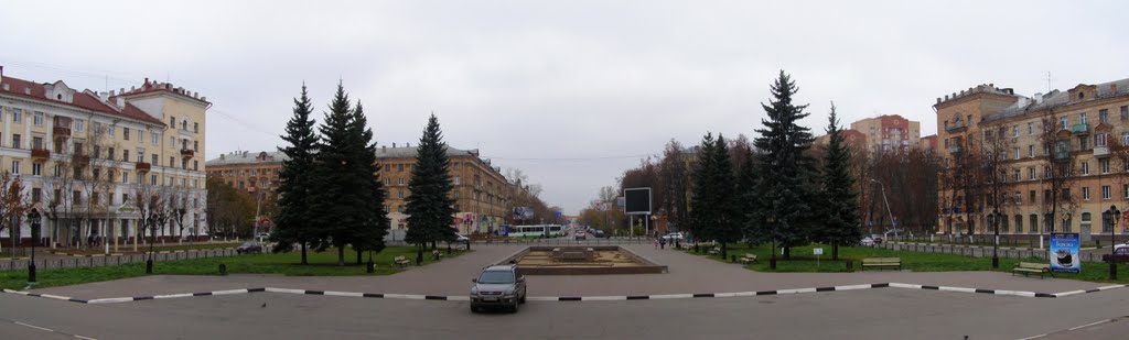 Электросталь. Панорама проспекта Ленина