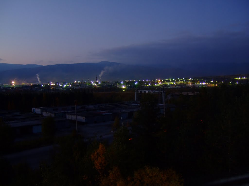 Белореченск ночью