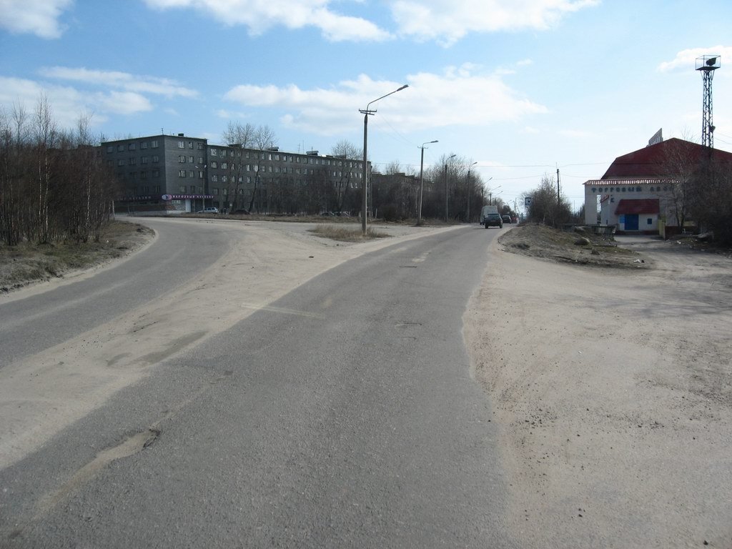 Кольский полуостров. Кандалакша. Дорога к порту