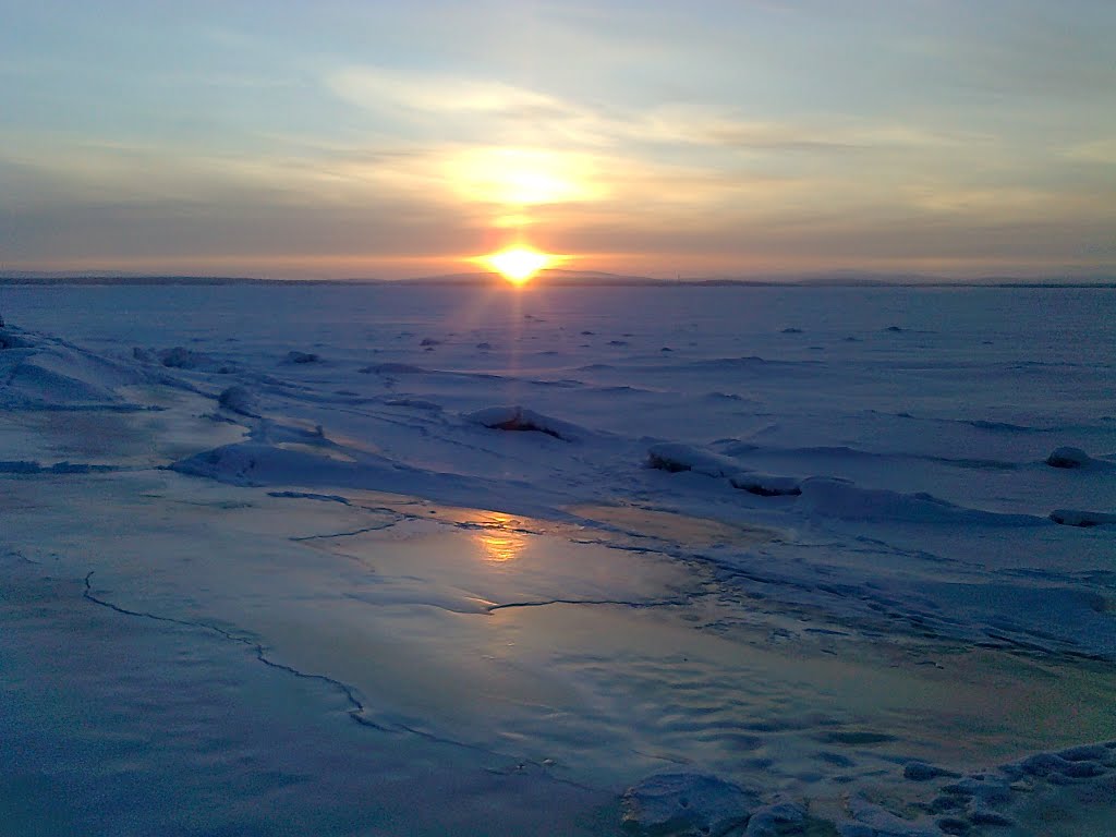 White Sea sunset
