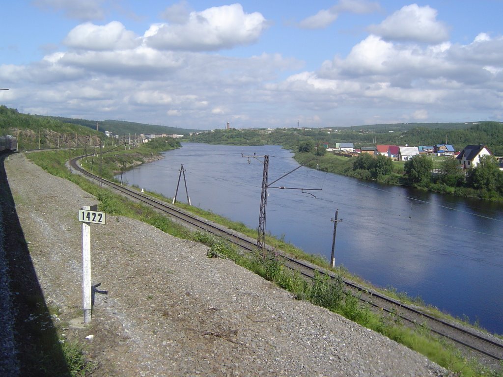 Kilometer 1422 von St. Petersburg nach Murmansk