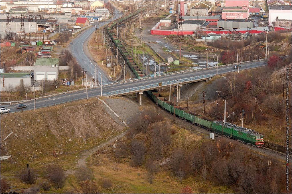 ст. кола, мурм. обл., ожд (вид с сопки)