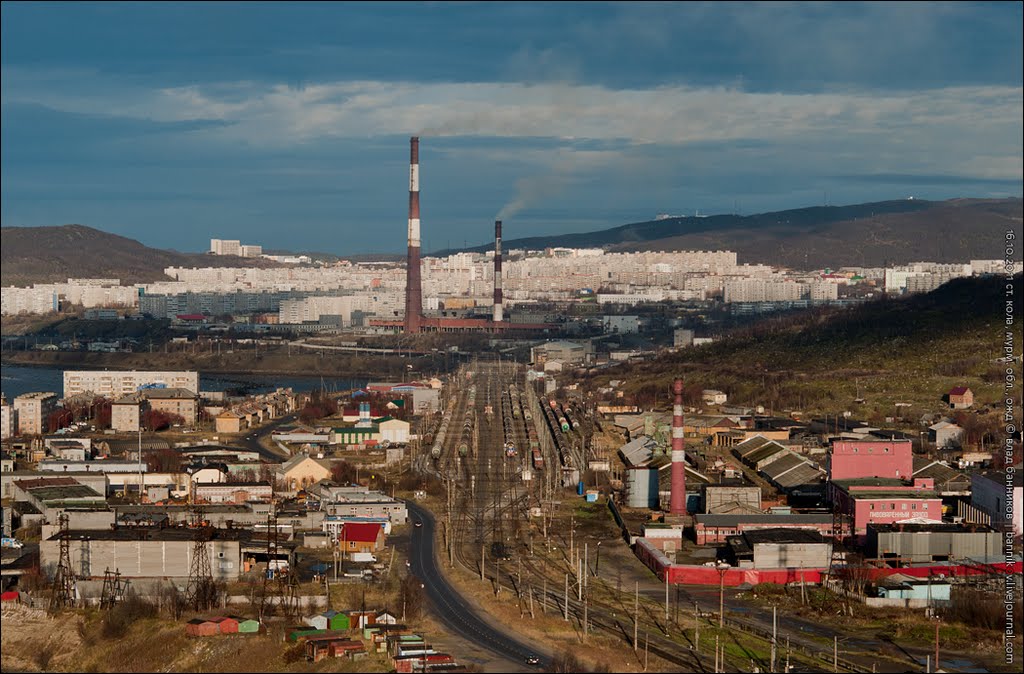 ст. кола, мурм. обл., ожд (вид с сопки)