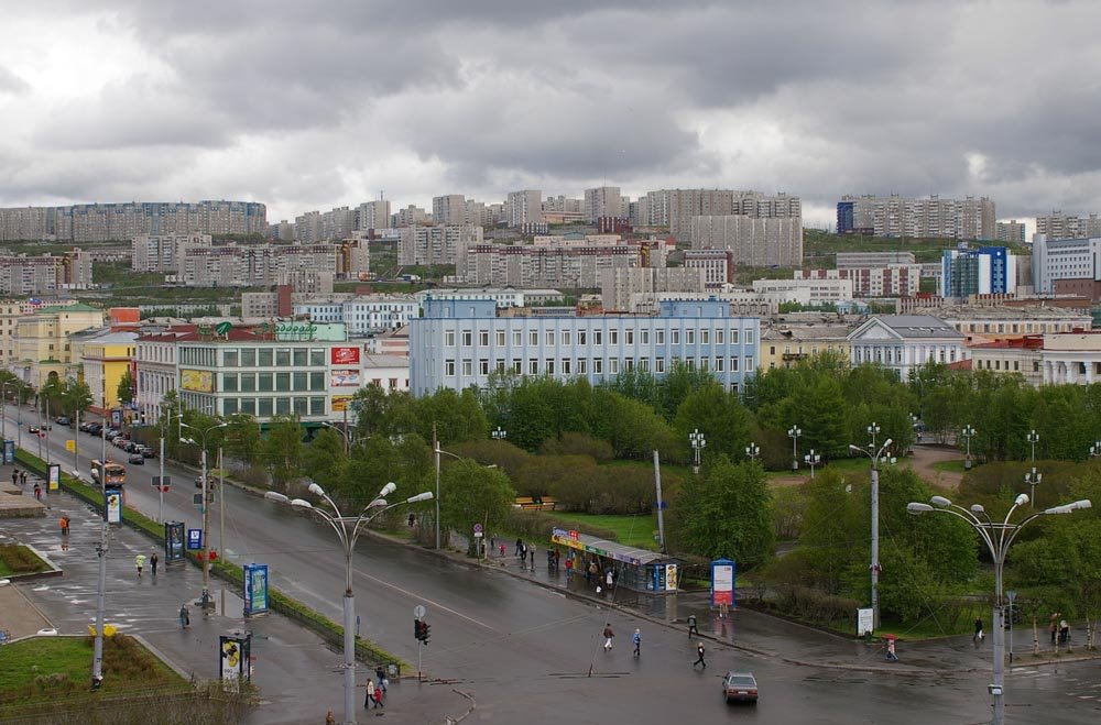 Вид на центральный район города / View of the central area of the city (10/06/2007)