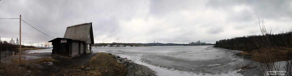 Панорама Мурманска. Семеновсое озеро - Panorama of Murmansk. Semenov lake