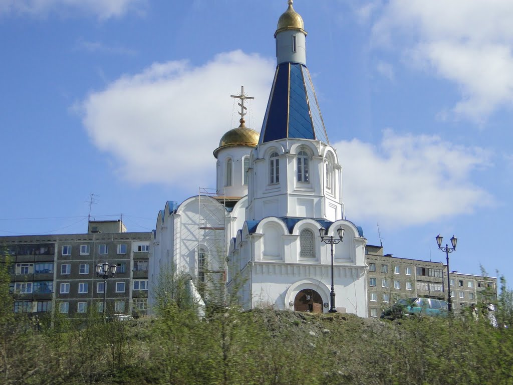 Ortodoks church in memory of viktims of submarine Kursk accident