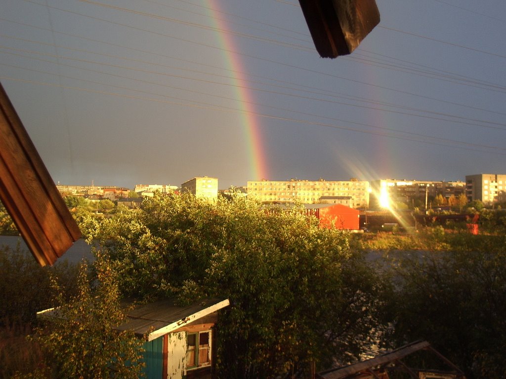 Raibow above Murmashi