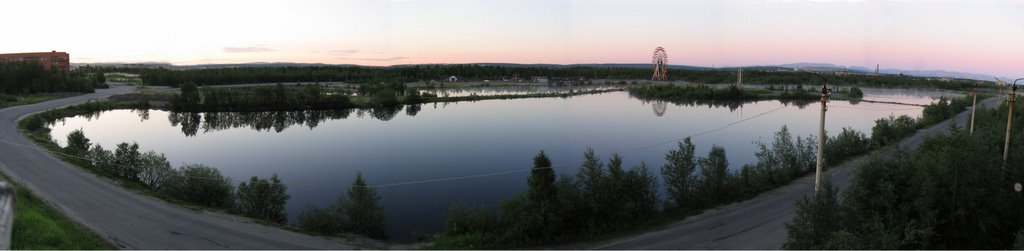 с балкона