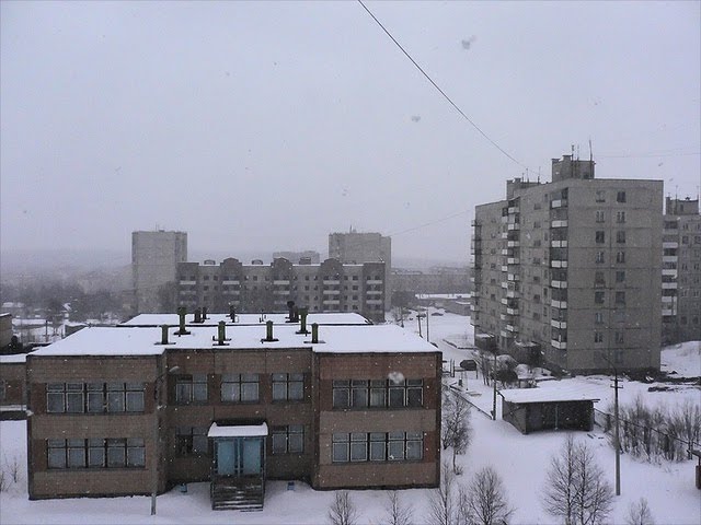 Snowing
