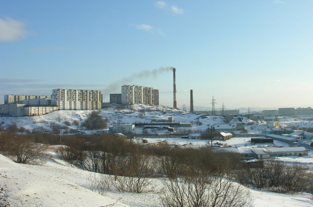 View to Krasny Gorn district
