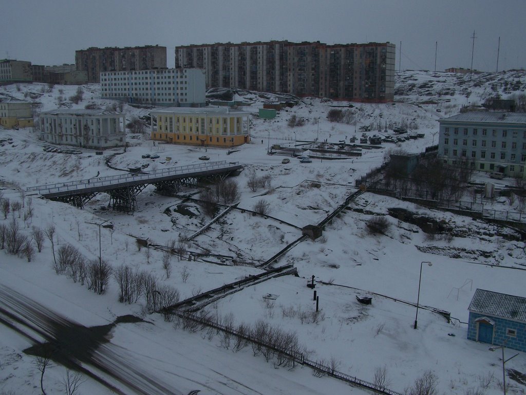 вид на музей в г. Полярном
