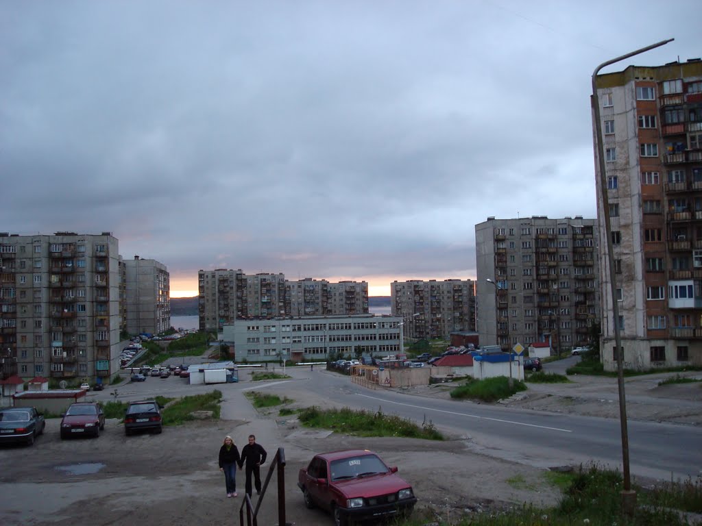 Мурманская обл. г. СЕВЕРОМОРСК  . Белые ночи.   СЕВЕРОМОРСКА