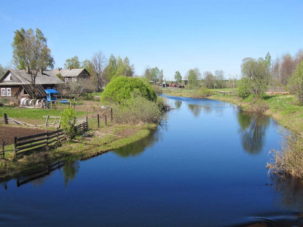 river Bolshaya Vishera in springtime
