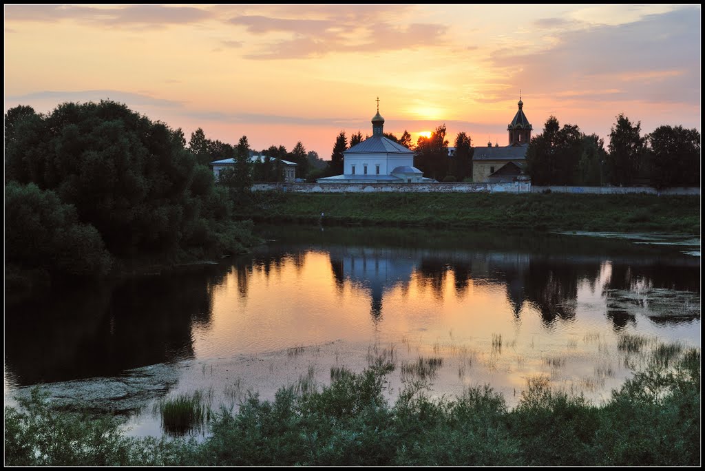 Вечером на реке Мста (2)