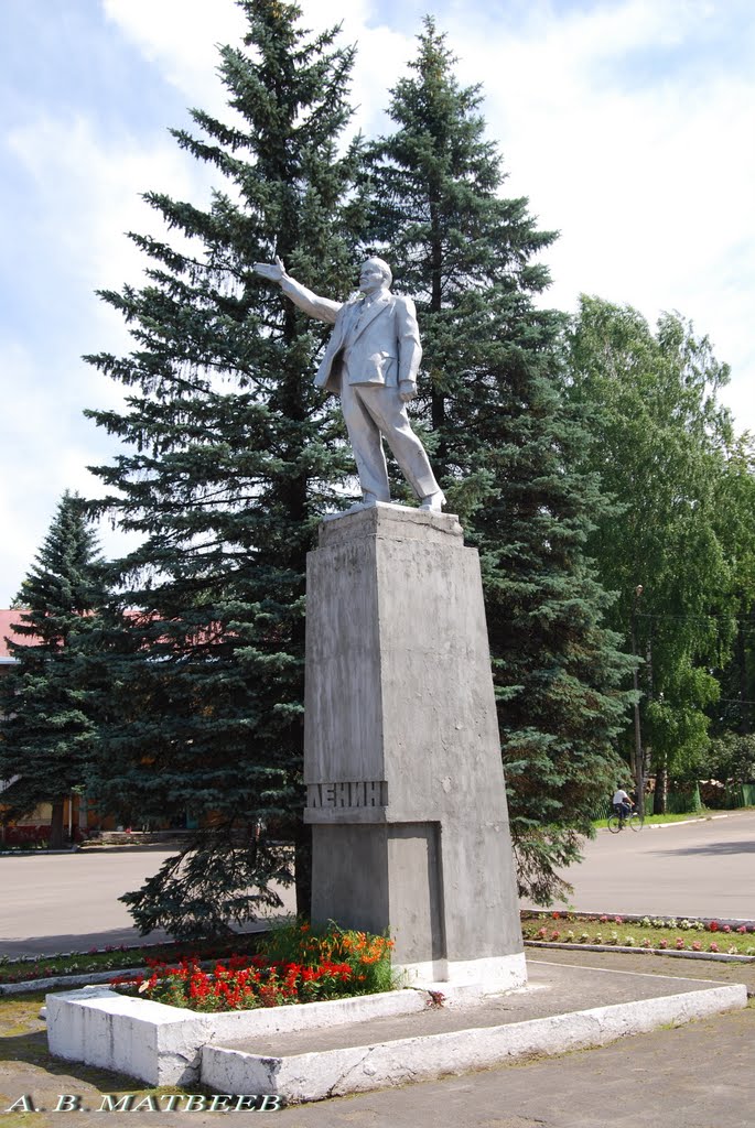 Демянск. Памятник В. И. Ленину/Demyansk. Monument to V. I. Lenin, 07.07.2011