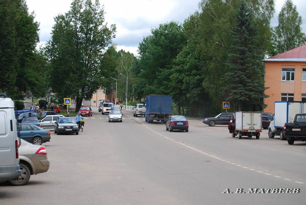 Демянск, ул. Урицкого/Demyansk, Uritsky st., 24.08.2012