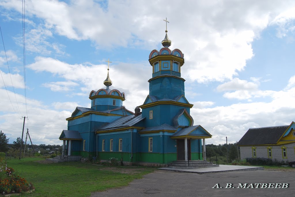 Демянск, Церковь Воздвижения Честного Креста Господня, 24.08.2012 г.