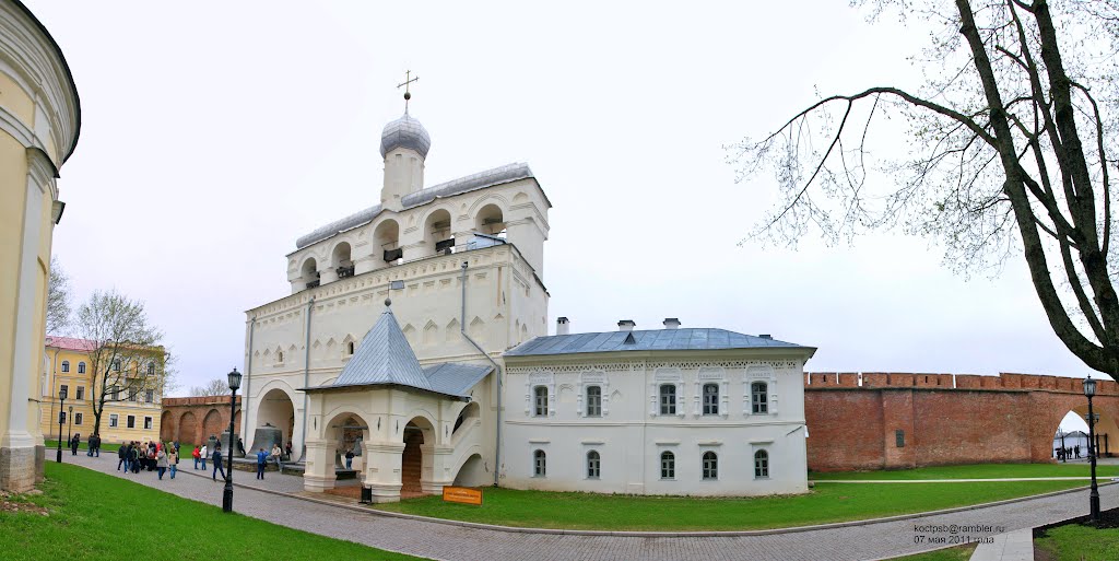 Звонница Софийского собора XV—XVIII в. - Belfry of the Sofia cathedral of the XV—XVIII century