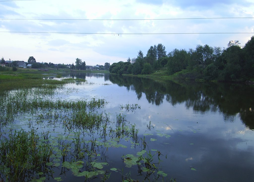 Перетна перед плотиной